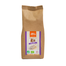 Farine complète de riz bio sans gluten, MON FOURNIL, sachet de 400g