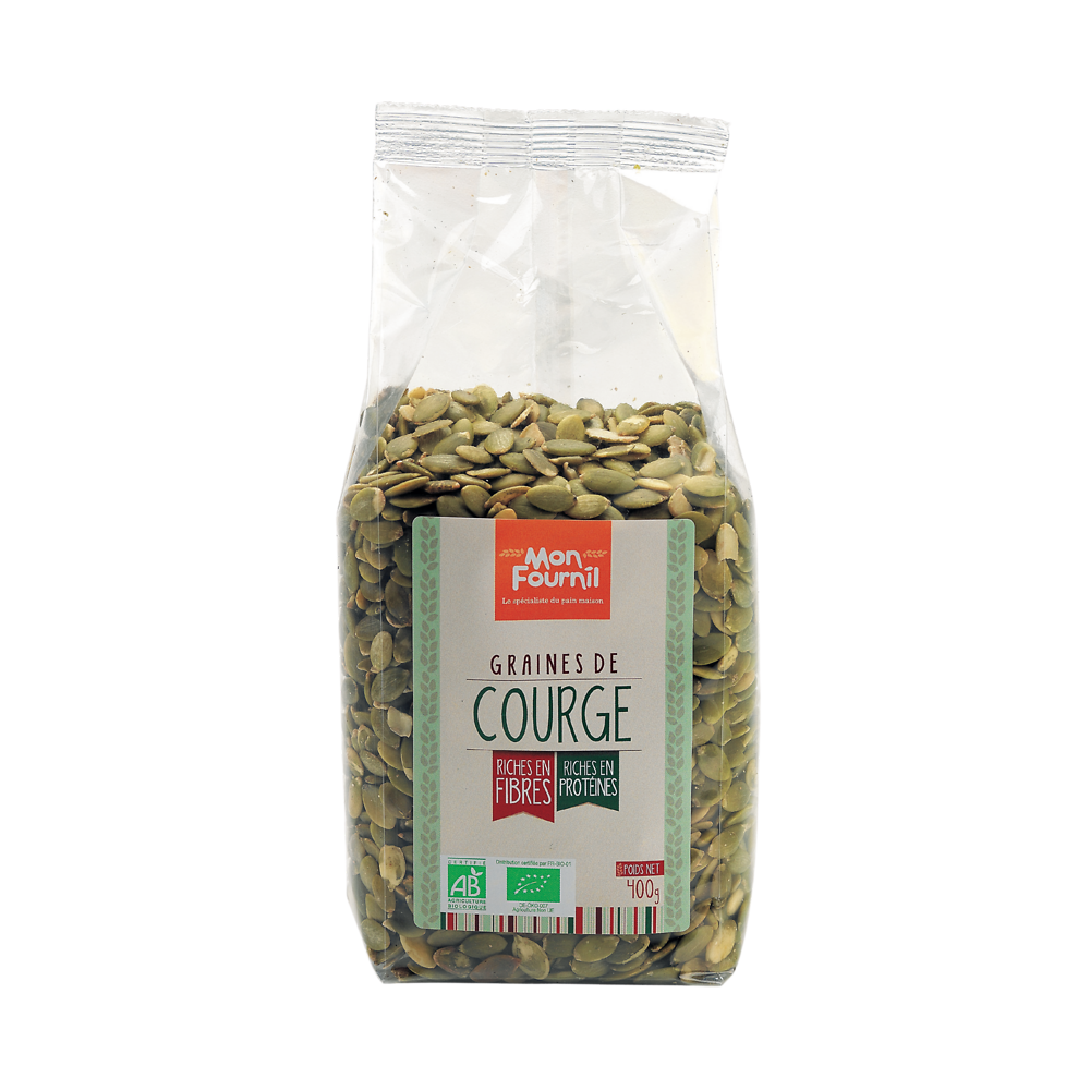 Graines de courge bio MONFOURNIL, 400g