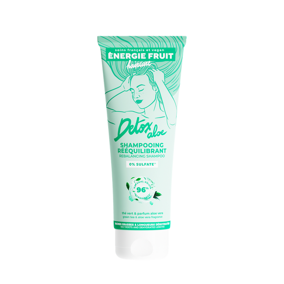 Shampooing clean détox sans sulfate thé vert ENERGIE FRUIT 250ml