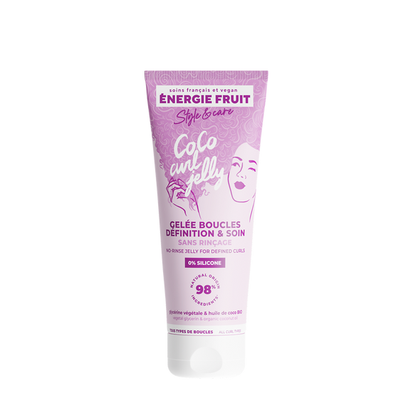 Huile de coco curl bio cheveux bouclés ENERGIE FRUIT 200ml