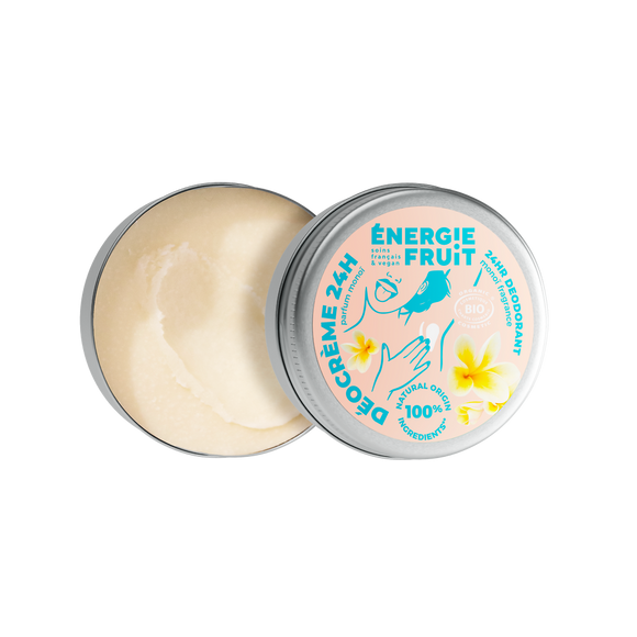 Déocrème ENERGIE FRUIT bio au parfum de monoï