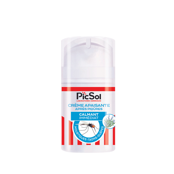 Crème apaisante anti-moustiques après piqûres PICSOL, pompe de 45ml