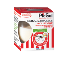 Bougie répulsive actifs 100% naturel PICSOL, 110gr