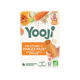 Bâtonnets butternut quinoa BIO YOOJI 12mois 225g