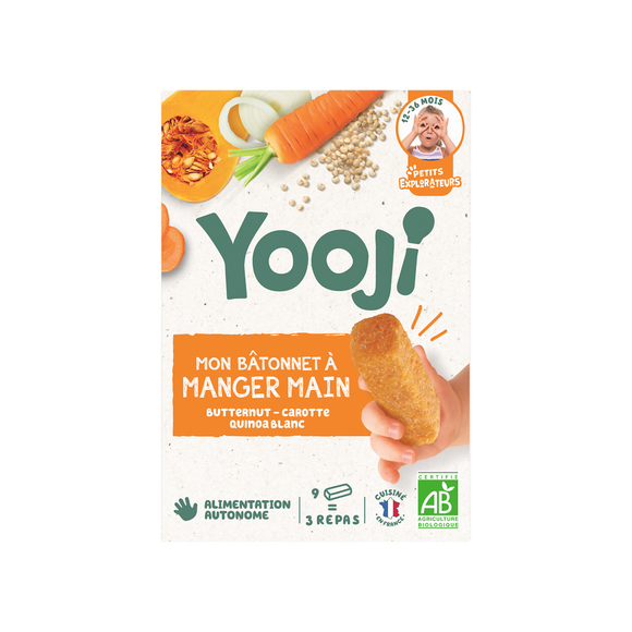Bâtonnets butternut quinoa BIO YOOJI 12mois 225g