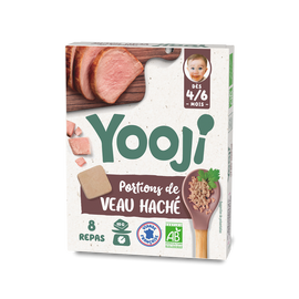 Veau BIO haché 4/6 mois YOOJI 80g