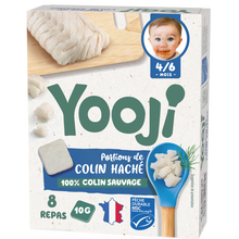 Hachés de colin MSC dès 4/6 mois YOOJI 80g