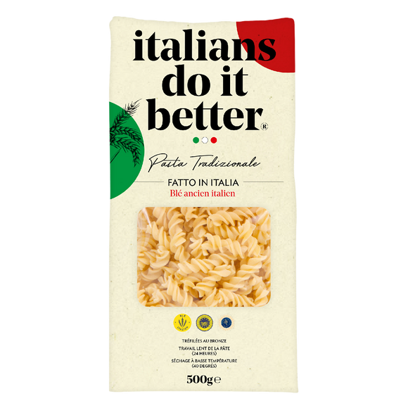 Fusilli blé antique igp gragnano ITALIANS DO IT BETTER 500g