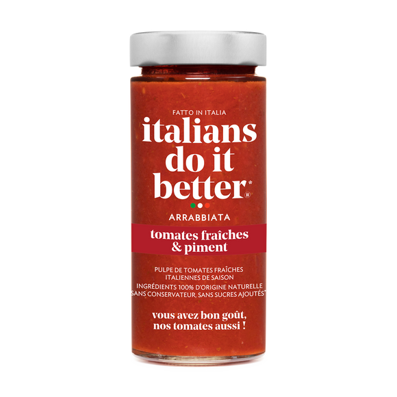 Sauce tomate et piment arrabbiata ITALIANS DO IT BETTER 290g