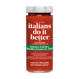 Sauce tomate et basilic aop pomodoro ITALIANS DO IT BETTER 290g