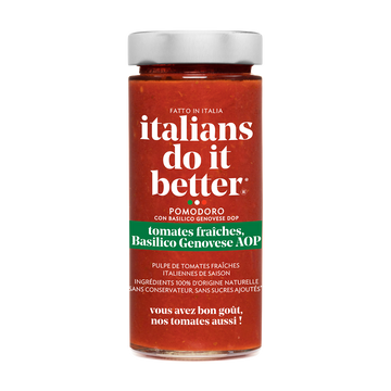 Sauce tomate et basilic aop pomodoro ITALIANS DO IT BETTER 290g