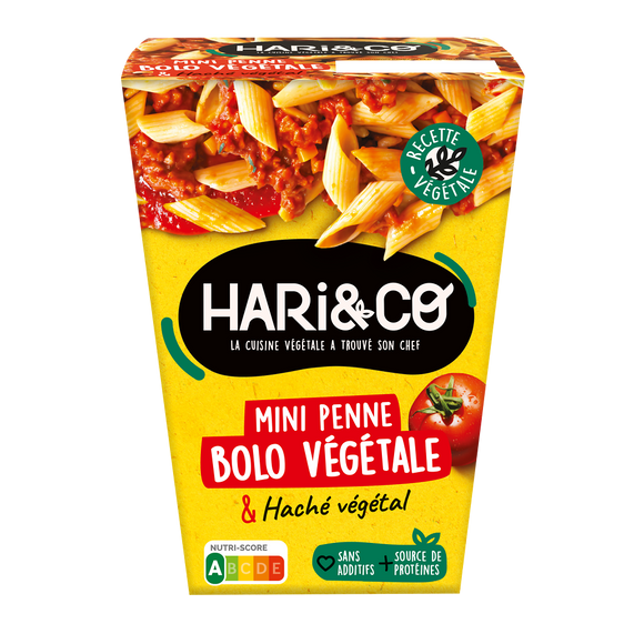 Mini penne sauce tomate haché vég.HARI&CO 300G