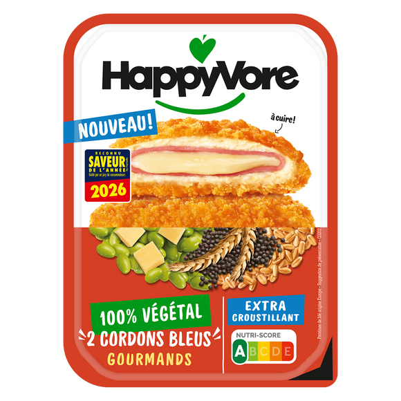 Cordons bleus végétaux gourmands LES NOUVEAUX FERMIERS 180g
