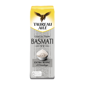 Riz basmati extra blanc TAUREAU AILE 450g