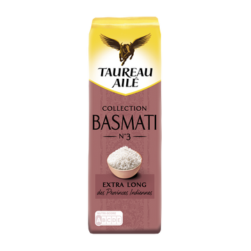 Riz basmati extra long TAUREAU AILE 450g
