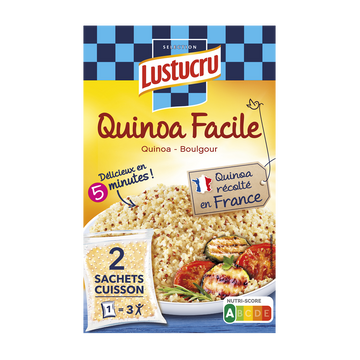 Mélanges de quinoa & boulgour LUSTUCRU sachets 2x150g 300g