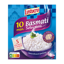Riz basmati 10 min LUSTUCRU sachets 5x90g 450g