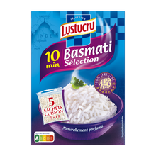 Riz basmati 10 min LUSTUCRU 5x180g 900g