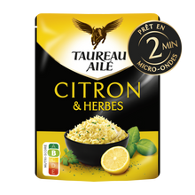 Riz basmati au citron TAUREAU AILE doypack 220g