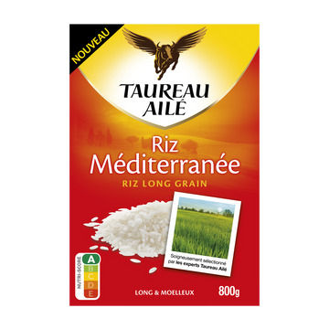 Riz mediterrannée TAUREAU AILE 800g