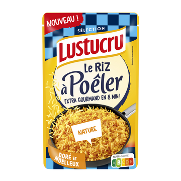 Riz à poêler nature doré LUSTUCRU 375g