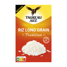 Riz blanc long grain TAUREAU AILE 900g