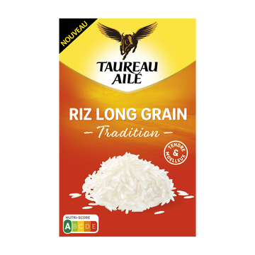 Riz blanc long grain TAUREAU AILE 900g