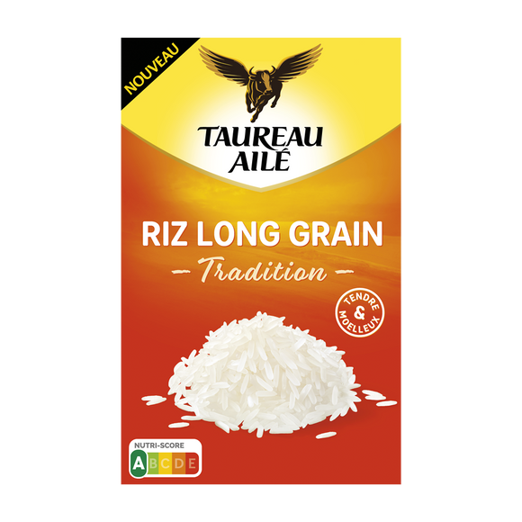 Riz blanc long grain TAUREAU AILE 900g