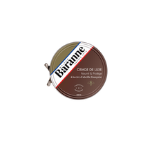 Cirage luxe à la cire d'abeille française marron BARANNE 75ml