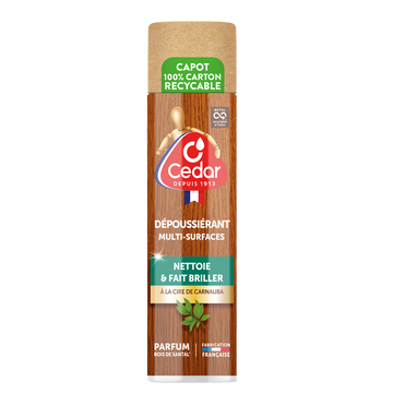 Dépoussiérant tous types de bois O'CEDAR, 300ml