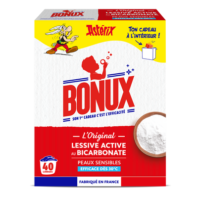 Lessive poudre l'Original BONUX boite 40 lavages 2kg