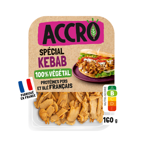 Spécial kebab 100% végétal frais ACCRO 160g