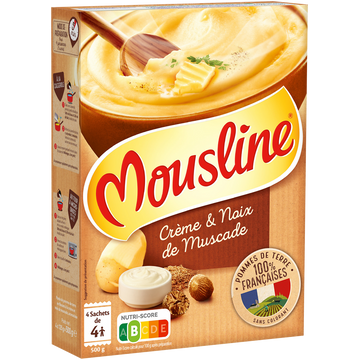 Purée créme noix de muscade MOUSLINE 4 personnes 500g