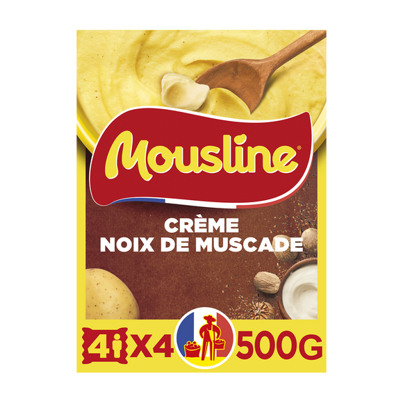 Purée créme noix de muscade MOUSLINE 4 personnes 500g