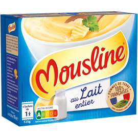 Purée lait MOUSLINE, 1 sachet pour 4 personnes 125g