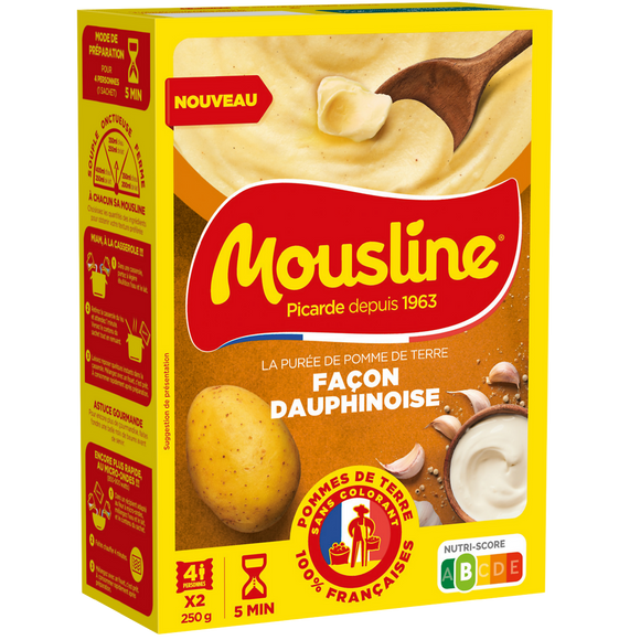 Purée MOUSLINE façon dauphinoise - 2x125g