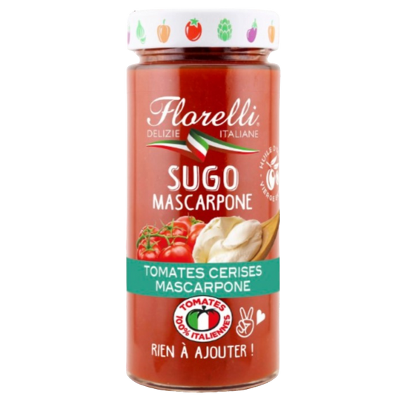 Sauce tomate Huile d'Olive au Mascarpone FLORELLI 290g