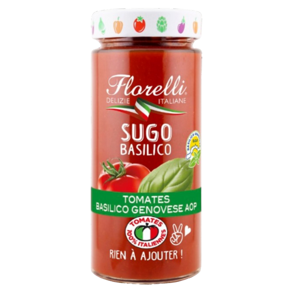 Sauce Tomate et Basilic FLORELLI 290g