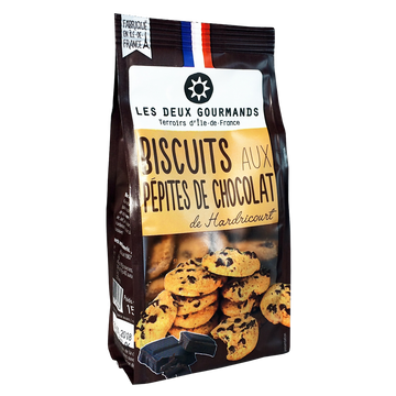 Biscuits aux pépites de chocolat LES DEUX GOURMANDS, 150g