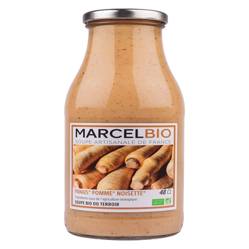 Soupe de légumes Panais/pommes/noisettes Marcel bio 48cl