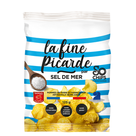 Chips artisanales cuites chaudron sel de mer SO CHIPS 125g