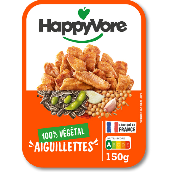 Aiguillettes végétales et gourmandes HAPPYVORE 150g