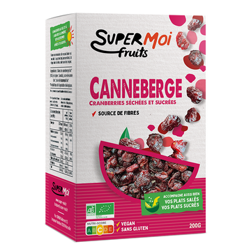 Baies de canneberge bio SUPER ME 200g