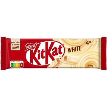 KIT KAT white Nestlé, barres 4x41,5g, 166g