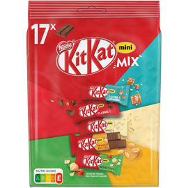 Barres de chocolat au lait Mini Mix KITKAT - Sachet de 241g