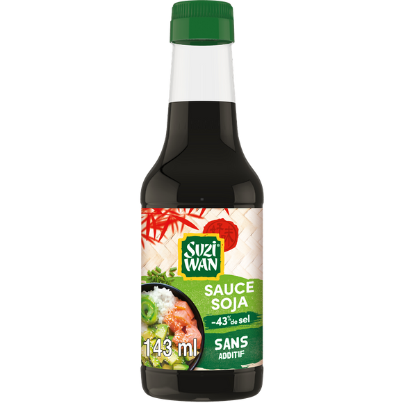 Sauce Soja Allegée en Sel SUZI WAN 143ml