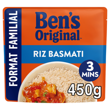 Riz basmati micro ondable 3mn BEN'S ORIGINAL 450g