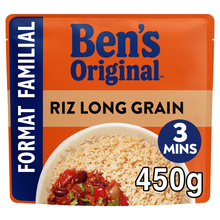 Riz Micro Ondable Long Grain 2mn BEN'S ORIGINAL 450g