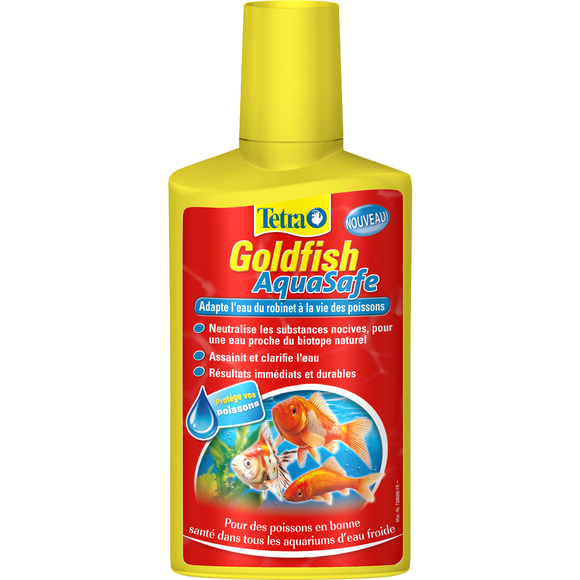 Goldfish Aquasafe pour poissons, TETRA, 100ml