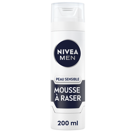 Mousse à raser Sensitive NIVEA for men, 200ml